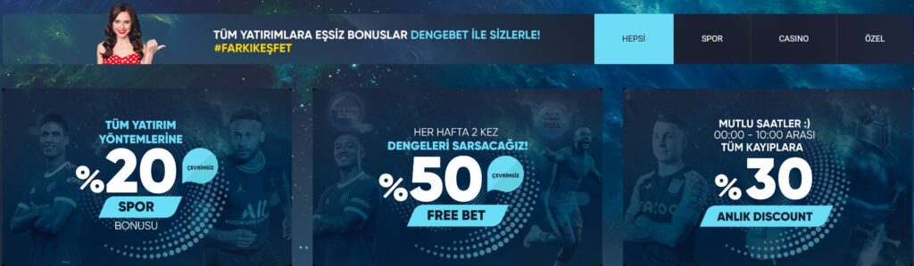 dengebet bonusları